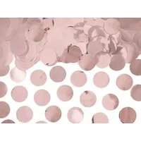 partydeco Streudeko, Konfetti Kreise 2,5cm 15g roségold
