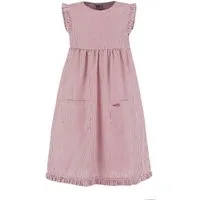 modAS Sommerkleid 10283 Kinder Kleid gestreift mit Rüschen - Mädchenkleid mit Streifen
