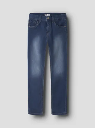 NAME IT - NKMTHEO XSLIM SWE JEANS 3113-TH NOOS Medium Blue Denim - Gr. - 128
