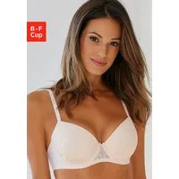 LASCANA Schalen-BH Chiara mit graphischem Netz-Muster, Dessous – ideal für große Größen