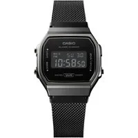 CASIO VINTAGE Chronograph A168WEMB-1BEF, Quarzuhr, Armbanduhr,Damenuhr, Herrenuhr, Digitaluhr, Edelstahlarmband