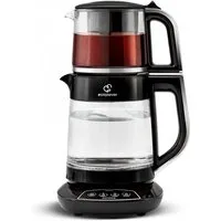 Karaca Wasserkocher Karaca Caysever Sprechender Teezubereiter Chrom, 2200 W