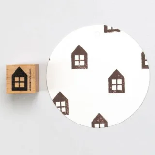 Perlenfischer Stempel Winter: HAUS klein