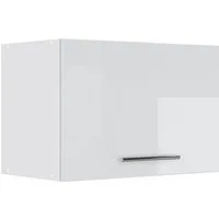 Vicco Hängeschrank Fame-Line, Weiß Hochglanz/Weiß, 60 cm Flach (1-St)