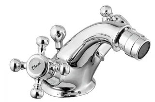 Herzbach Anais Bidetarmatur, mit Ablauf Gold, 32.463000.1.03 32.463000.1.03