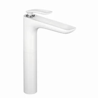 Kludi BALANCE Waschschüssel-Einhandmischer Auslaufhöhe 272 mm weiß/chrom, 522989175 522989175
