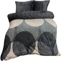 Leonado Vicenti Bettwäsche Winter Teddy Plüsch, Fleece, 2 teilig, Flauschig warmes Cashmere Touch, meliert