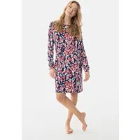 Mey Nachthemd Mey Damen Nachthemd Serie Talisa Floraler Print (1-tlg) Feminines Nachthemd, Gemustert, Interlock, Baumwolle