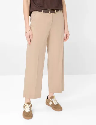Brax Damen Culotte Style MAINE S ALMOND, Beige, Gr. 42K