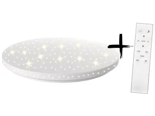BLULAXA LED-Deckenleuchte, Promina-S, Sternenhimmel, 18W, CCT + Fernbedienung