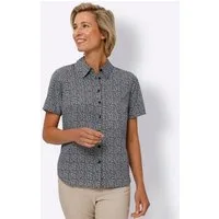 Sieh an! Klassische Bluse Kurzarm-Bluse Kurzarm