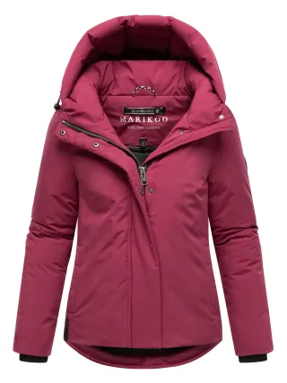 Marikoo Damen Winterjacke Yeminaa mit Kapuze & warmem Fleecefutter