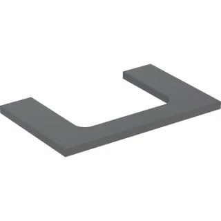 Geberit ONE Waschtisch-Platte, Ausschnitt mittig, für Aufsatzwaschtisch 505282003