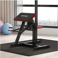 SPORTNOW Hantelbank 2-in-1 Bizeps-Trizeps-Curl-Maschine mit verstellbarem Sitz, (Bizeps, Trizeps Curl Maschine, 1-tlg., Fitnessgerät), Kunstleder, Schwarz