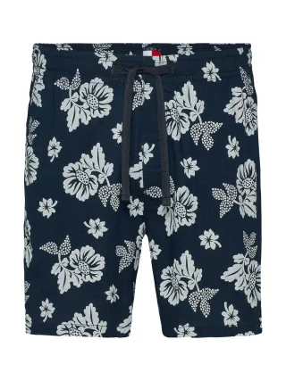 Tommy Jeans (PVH Group) - TJM SLUB AOP BEACH SHORT EXT dark night navy aop - Gr. - L