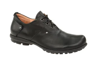 Think 3-000280-0000 Herrenschuhe KONG in Schwarz - Echtleder - bequeme Schn?r...