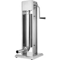 Zelsius Wurstfüllaufsatz Profi Wurstfüllmaschine, 7 Liter, Edelstahl Wurstfüller