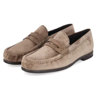 Paul Green Slipper - Gr. 37,5 - Beige - Rauleder