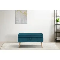 OTTO home Truhenbank AMIRA Sitzbank mit Stauraum, Maße B/T/H: 81/36/43 cm, mit Staufach, in 3 Bezugsqualitäten mit feiner Steppung