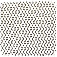 Spetebo Rankgitter Weide ausziehbar - 140 x 110 cm - Holz Scherenspalier Anzahl, 1 St., Stück, platzsparend zusammenfaltbar