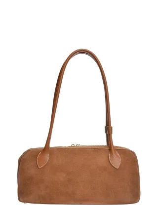 Anna Luchini Braun Rindsledertasche