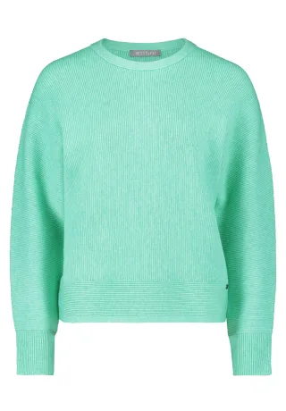 Betty & Co - Strickpullover green melange - Gr. - 38