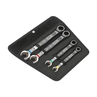 Wera JOKER Maul-Ringratschen-Schlüssel-Satz 4013288164407 8-19mm 4-teilig Falttasche