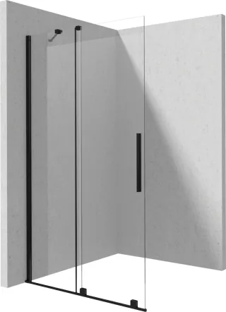 Neuesbad SLIDING WALK-IN, Schwarz 140x195CM NB1DEKTJN34R1