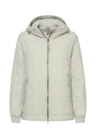 camel active - Wattierte Jacke mit Kapuze light sage - Gr. - 44