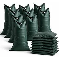 Praktikraft Sandsack 10x Sandsack 40x60 cm zum Wasserschutz bei Hochwasser, Hochwasserschutz