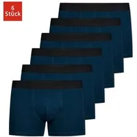 SNOCKS Boxershorts Enge Pants Herren Unterhose ohne Logo (6-St) aus Bio-Baumwolle, ohne kratzenden Zettel