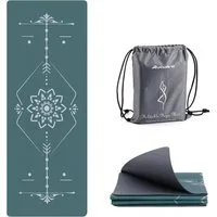 Elegear Sportmatte Faltbare Yogamatte & Fitnessmatte – 6mm PVC Trainingsmatte, rutschfest, faltbare Yogamatte, platzsparend, für Workout, Yoga & Pilates