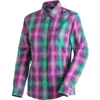 Maier Sports Funktionsbluse Nanni Damen Bluse, leichte Langarmbluse, Blusen-Shirt, Karobluse, Reg Fit
