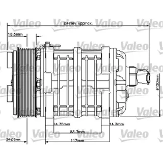 Valeo Klimakompressor 815818