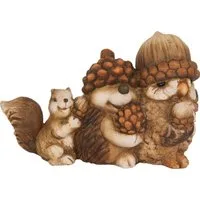 Trend Line Dekofigur TrendLine Dekofigur Tiere Herbst Terracotta 20 x