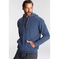 Man's World Kapuzensweatshirt lange Ärmel, lockere Passform, unifarben, mit Kapuze