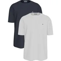 Calvin Klein Jeans T-Shirt SS CLASSIC MONOGRAM TEE 2PK (2-tlg) Mit Rundhalsausschnitt, regular fit