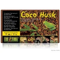 Exo Terra Terrarien-Substrat Coco Husk - tropisches Terrarium-Substrat (Kokoschips Brikett) 7 l