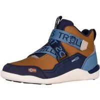 TROLLKIDS KIDS NORDFJORD BAREFOOT WINTER HIKER Barfußschuh wasserdicht, warmes Fleecefutter