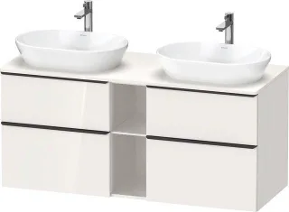 Duravit D-Neo Konsolenwaschtischunterbau wandhängend Weiß Hochglanz 1400x550x664 mm - DE4970BBD22000 DE4970BBD220000