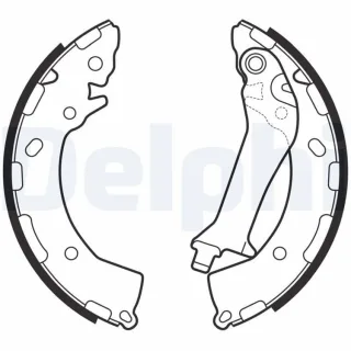 Delphi Bremsbacken hinten Hyundai Accent Solaris Kia Rio Stonic