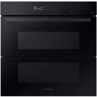 Samsung Pyrolyse Backofen Serie 5 NV7B5775XDK, mit 1-fach-Teleskopauszug, Pyrolyse-Selbstreinigung, Dual Cook Flex – Ein Ofen. Zwei Garräume. Flexible Tür.