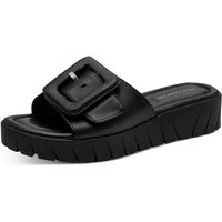 Tamaris Pantolette Keilabsatz, Schlüpfschuh, Sommerschuh mit modischer Zierschnalle