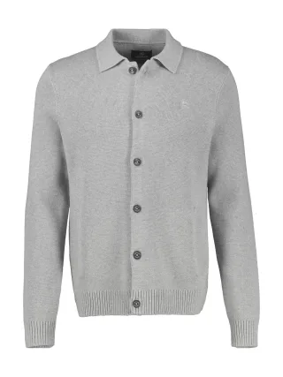 LERROS - JACKE KNOPF PLATINUM GREY MELANGE - Gr. - XXXL