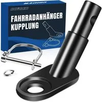 LuxusKollektion Anhängerkupplung Fahrradanhänger Kupplung Anhängerkupplung Adapter mit Sicherungsstift