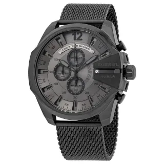 Diesel DZ4527 Mega Chief Chronograph Gunmetal Edelstahl Herrenuhr