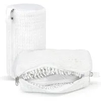 FELIXLEO Wäschesack Schuhwaschbeutel Set 2 Stück Waschmaschine Schuhsack Weiß Flausch (1 St)