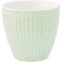 Greengate Becher Alice Latte Cup pale green 0,25 l, Steingut