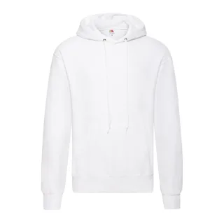 Fruit of the Loom - Kapuzenpullover Leicht für Herren/Damen Unisex (Weiß)