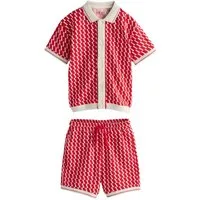 Next Shirt & Shorts Kurzärmeliges Hemd und Shorts im Set (2-tlg)